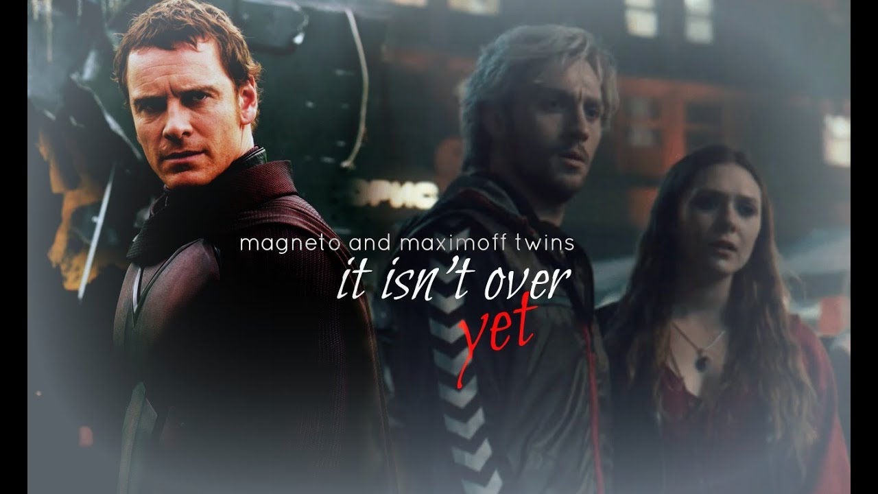 » it isn't over yet || erik + maximoff twins