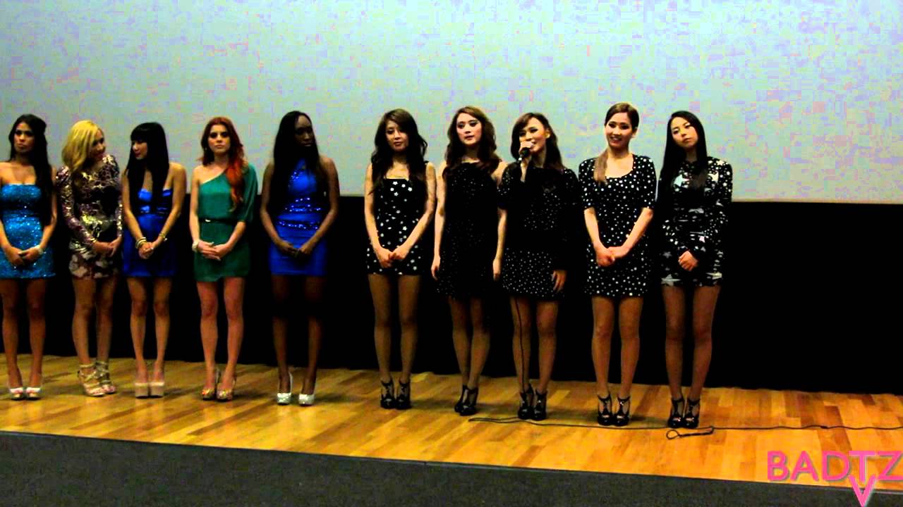 [HD] Intro by Wonder Girls JYP School Gyrls Before Movie Screening