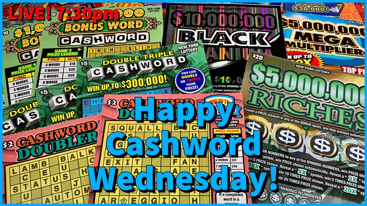 Cashword Wednesday! Cashwords & Big Boyz! New York Lottery Scratch Offs