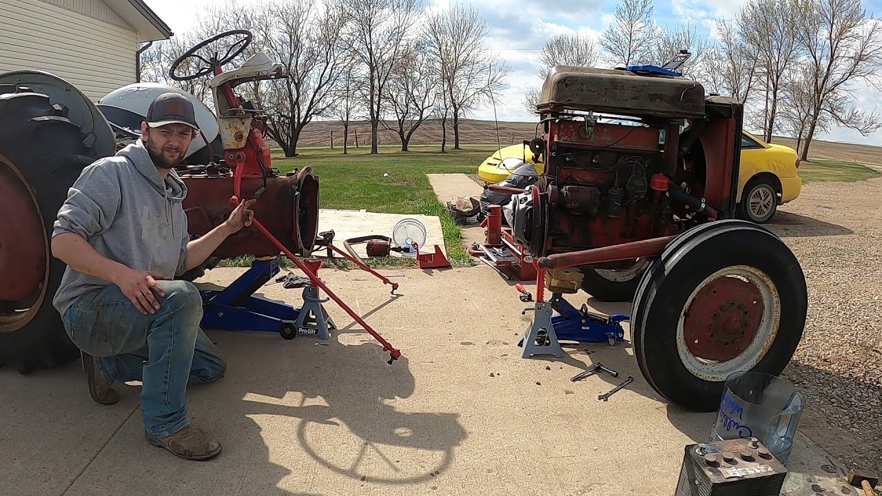Замена сальника входного вала Ford Jubilee — пора разбирать трактор