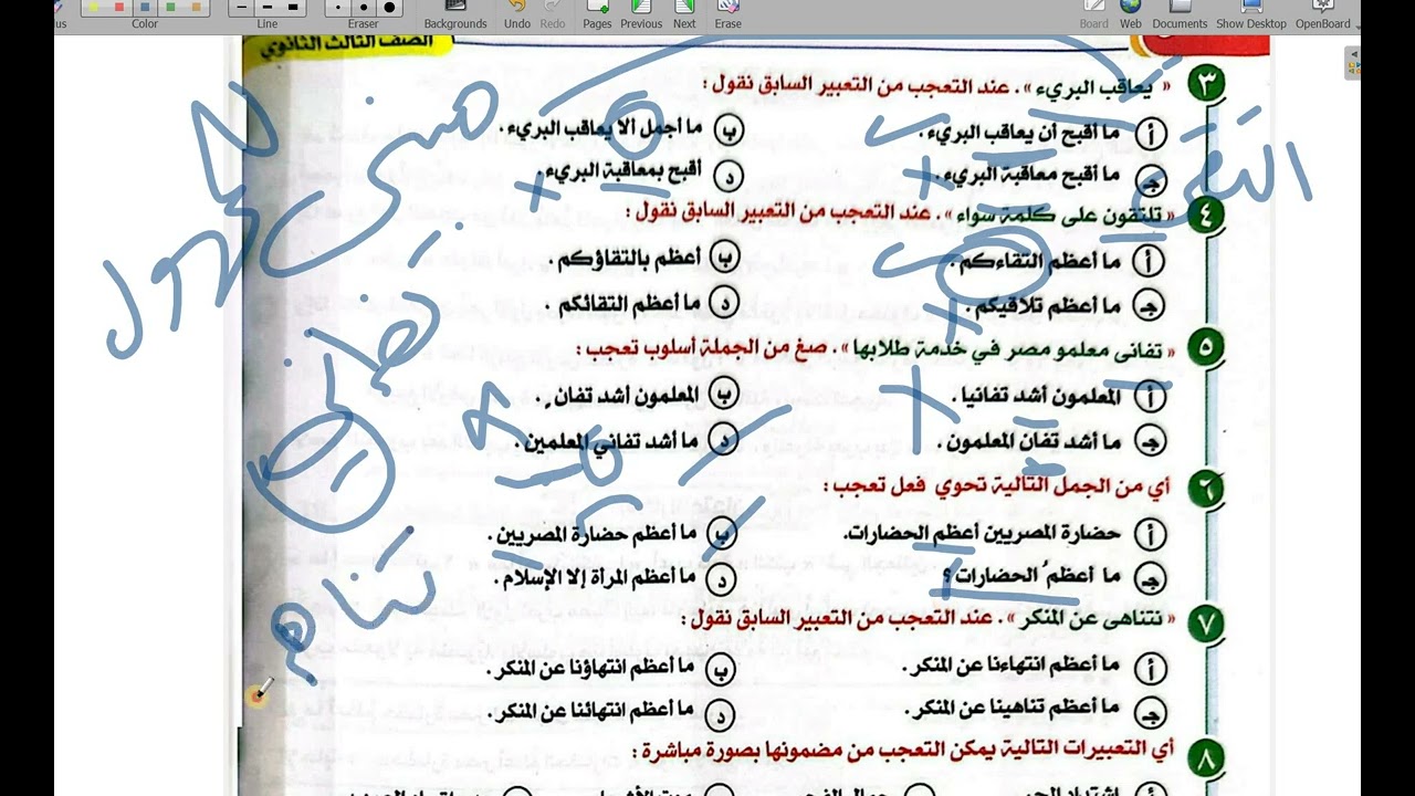 أسلوب التعجب من كتاب الإبداع