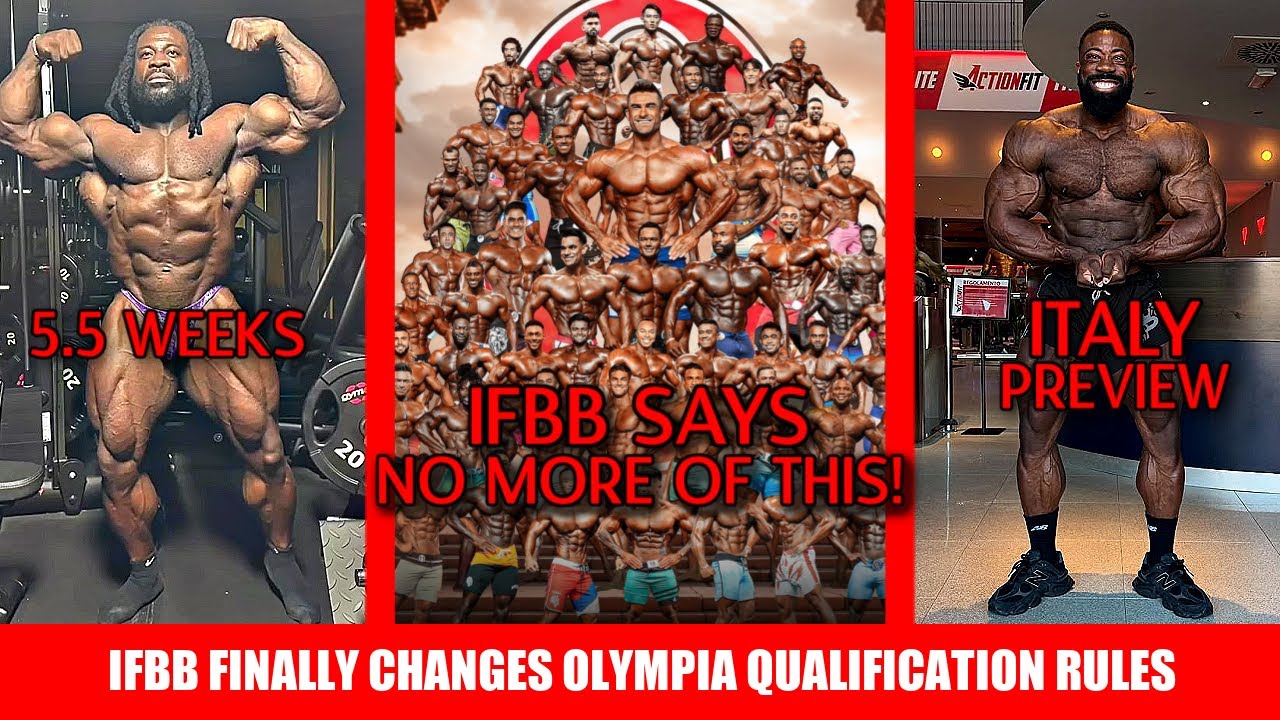 The IFBB Finally Changes Olympia Qualification Rules to Address Too Many Competitors + MORE