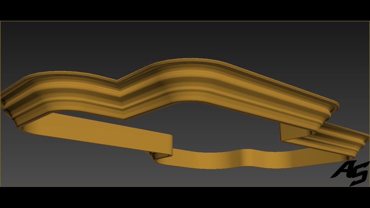 3Ds Max Tutorial - Making of Ceiling Arc Decor by Bevel Profile.