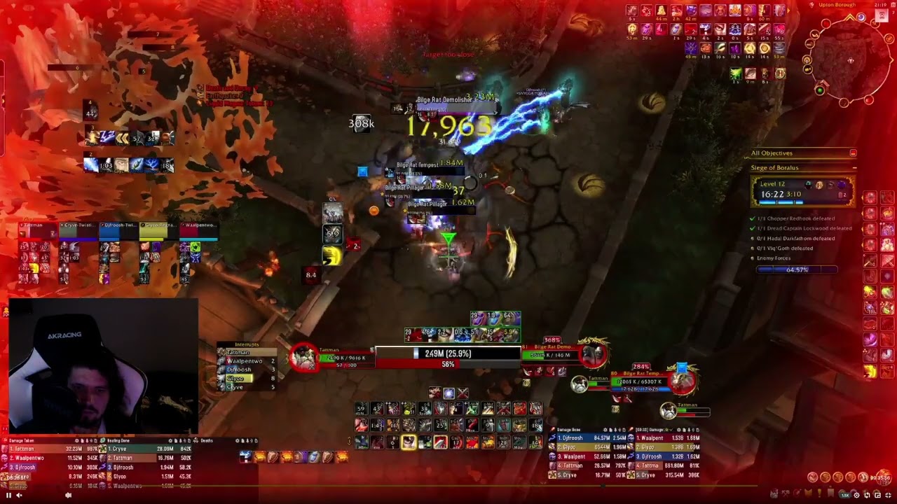 Siege of Boralus +12 Protection Warrior PoV // Commentary