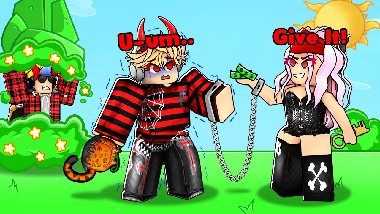 TikToker FORCES People To DATE Her For Their Fruits... (ROBLOX BLOX FRUIT)