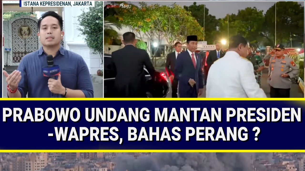 Prabowo Undang Mantan Presiden Wapres Selasa Malam ini, Bahas Perang ?