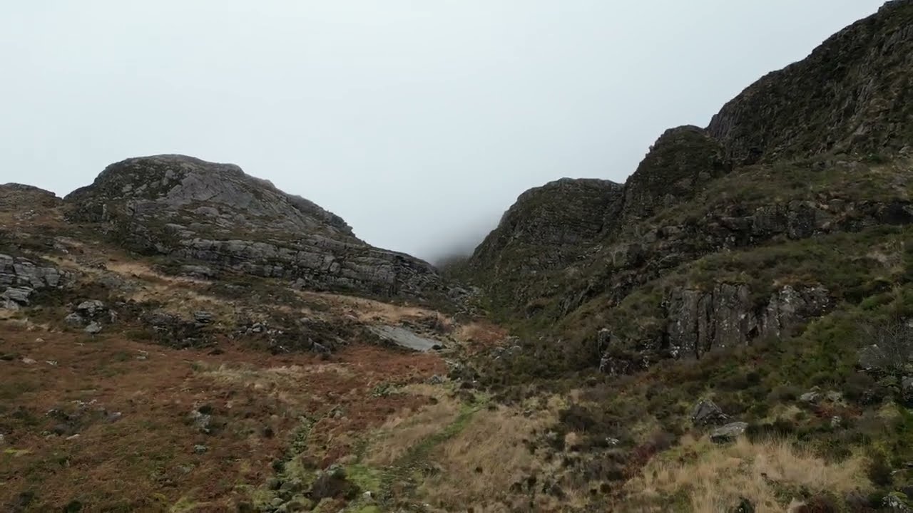 Rhinog Fawr and the Roman Steps by Drone (4K UHD)