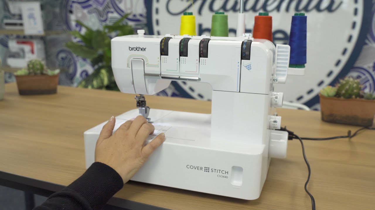 Curso de uso Máquina Brother Colleretera  CV3440