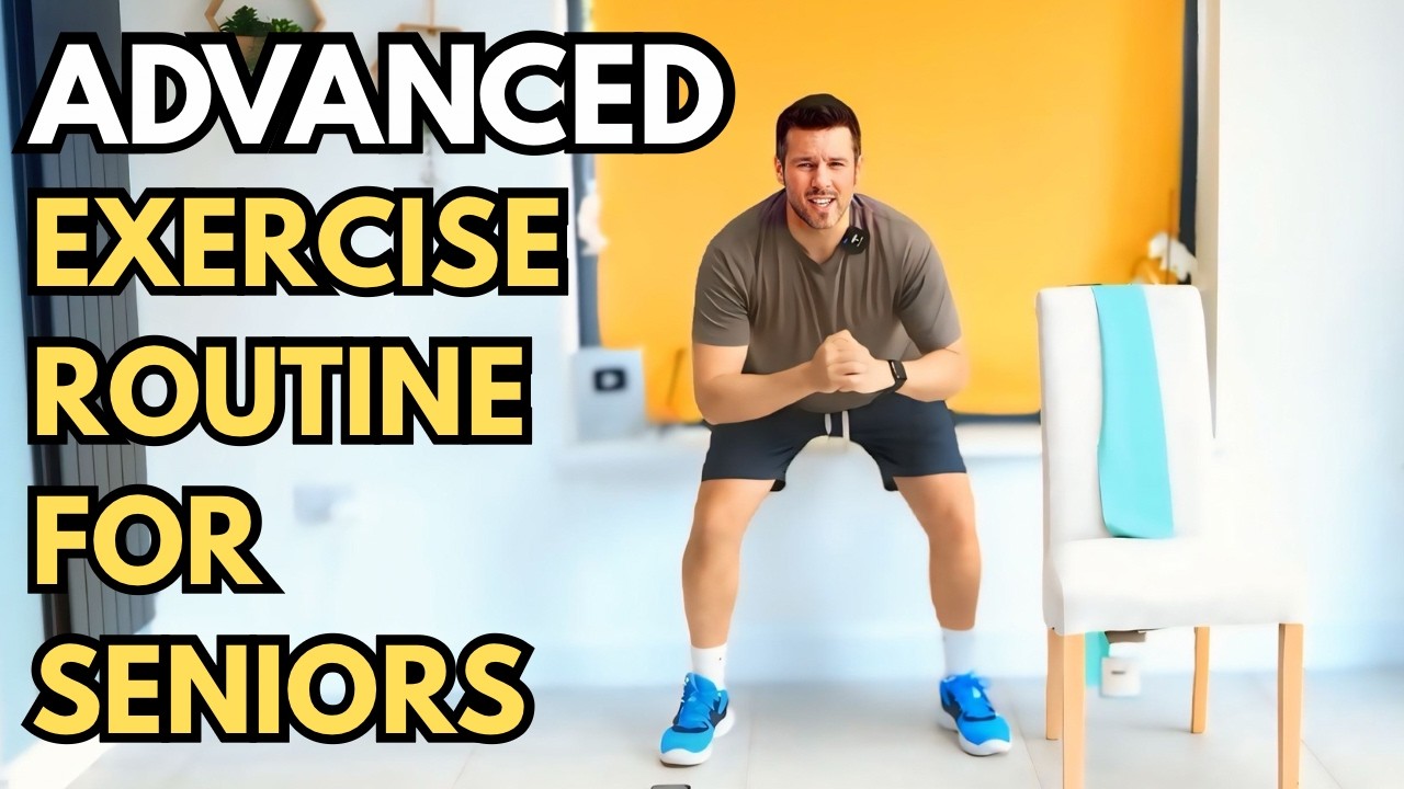 Zaawansowane ćwiczenia siłowe całego ciała dla senior&oacute;w | 15-minutowy trening fitness