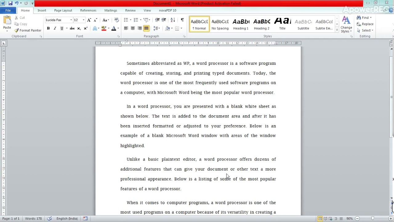 2.2 MS Word: Finding text