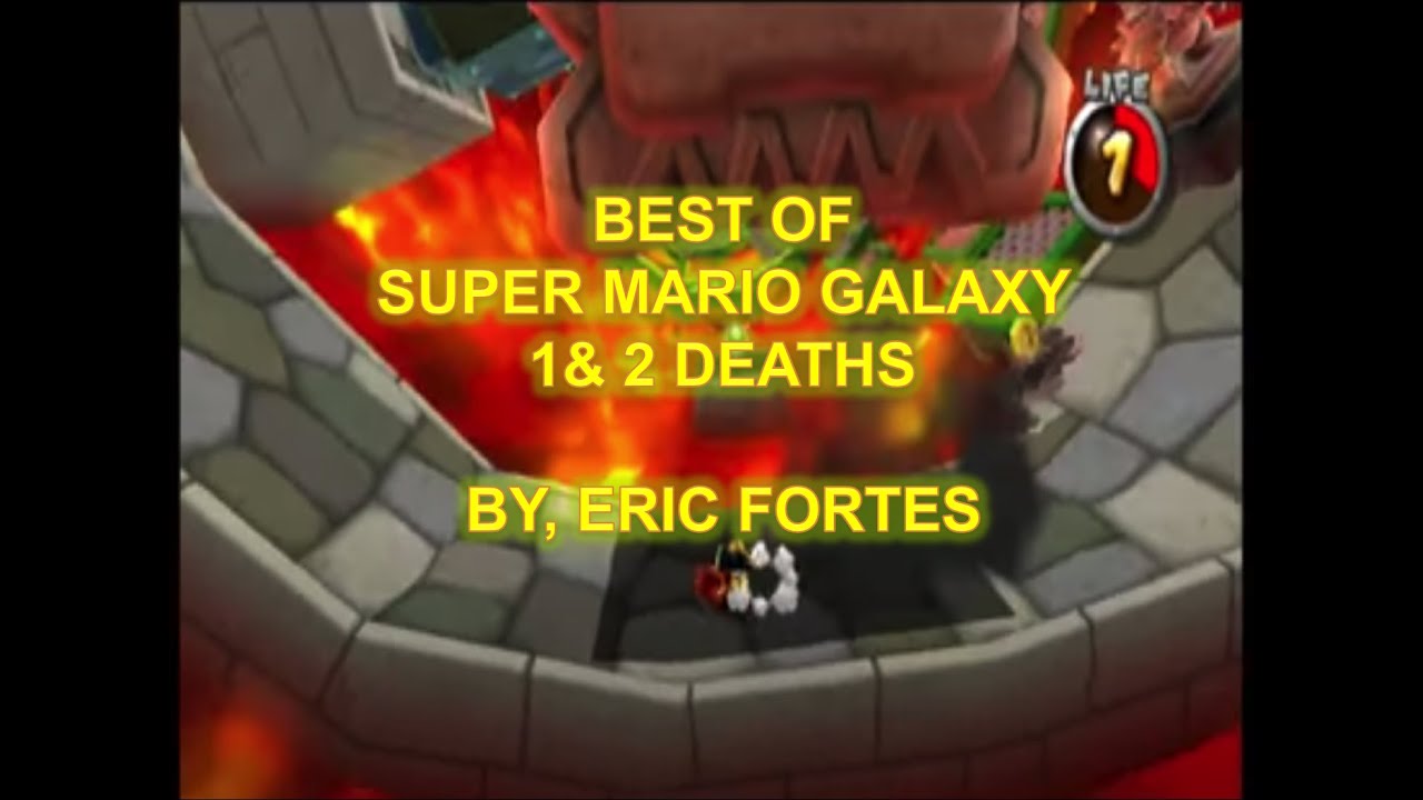BEST of Super Mario Galaxy 1 & 2 Deaths by Eric Fortes