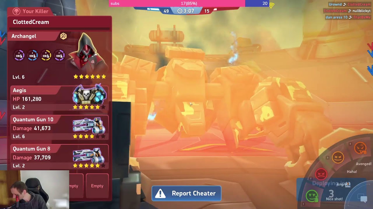 mech arena time
