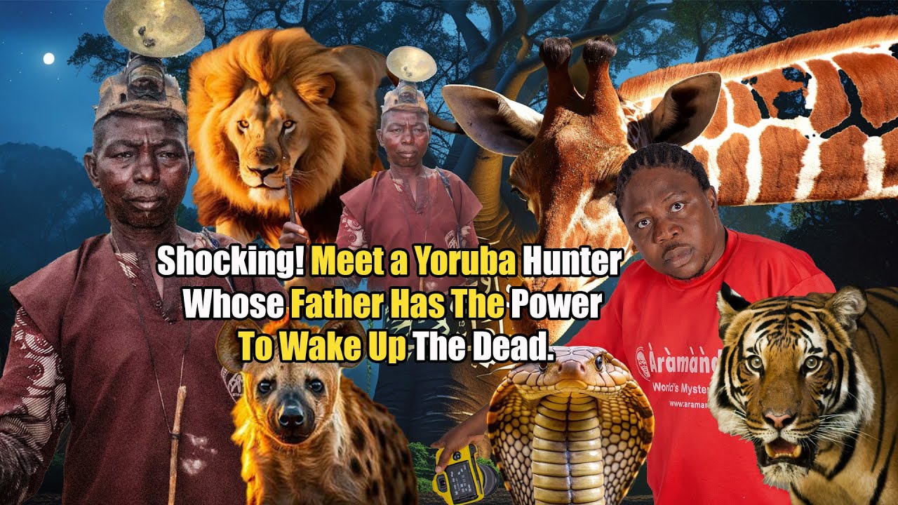 Shocking! Meet a Yoruba hunter whose father has the power to wake up the dead.
