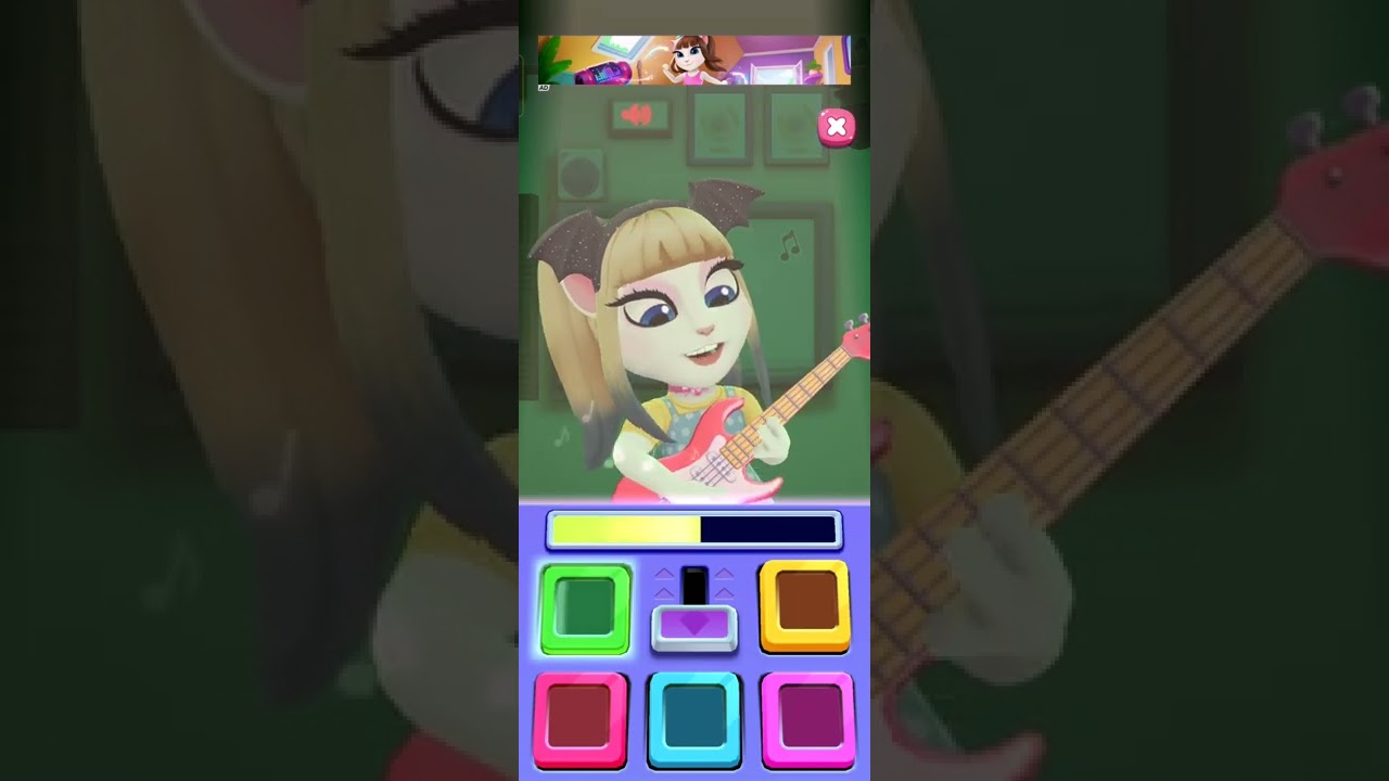 My Talking Angela 2 - Playing Guitar In Music Studio
