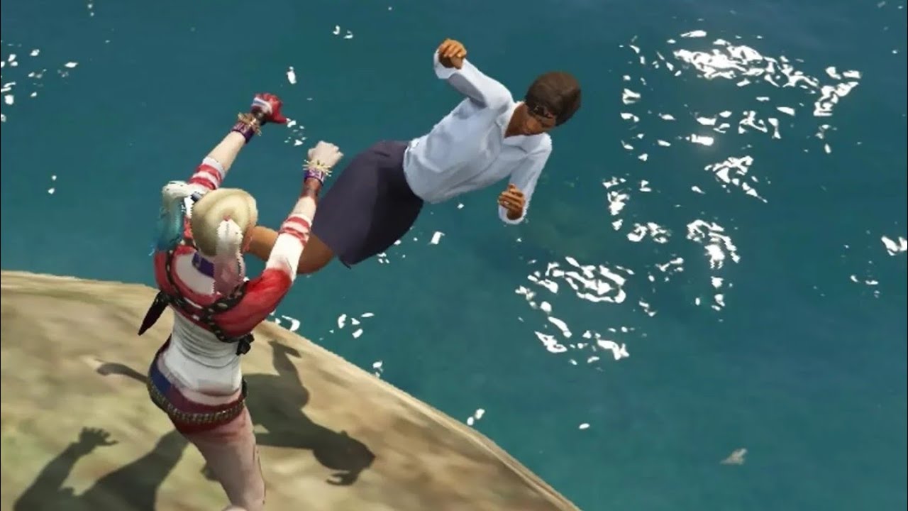 GTA 5 Harley Quinn Ragdolls Jumps_Fails vol.19 [Euphoria physics _ Funny Moments]