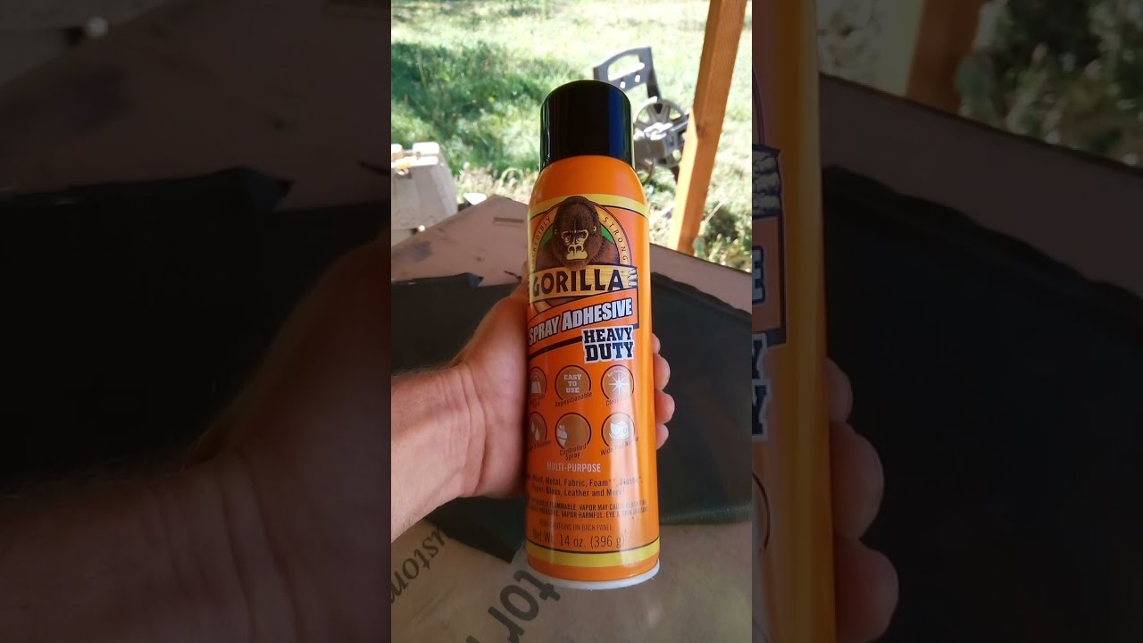 The Worst Spray Adhesive On The Market, Don't waste your time or money on this Junk! #shorts