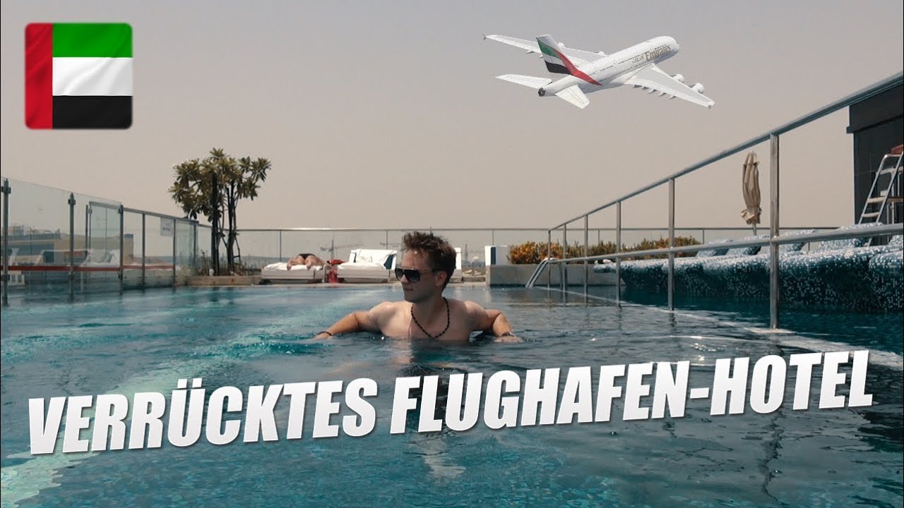 Verrücktes Flughafen-Hotel mit Infinity-Pool in Dubai (Le Meridien)