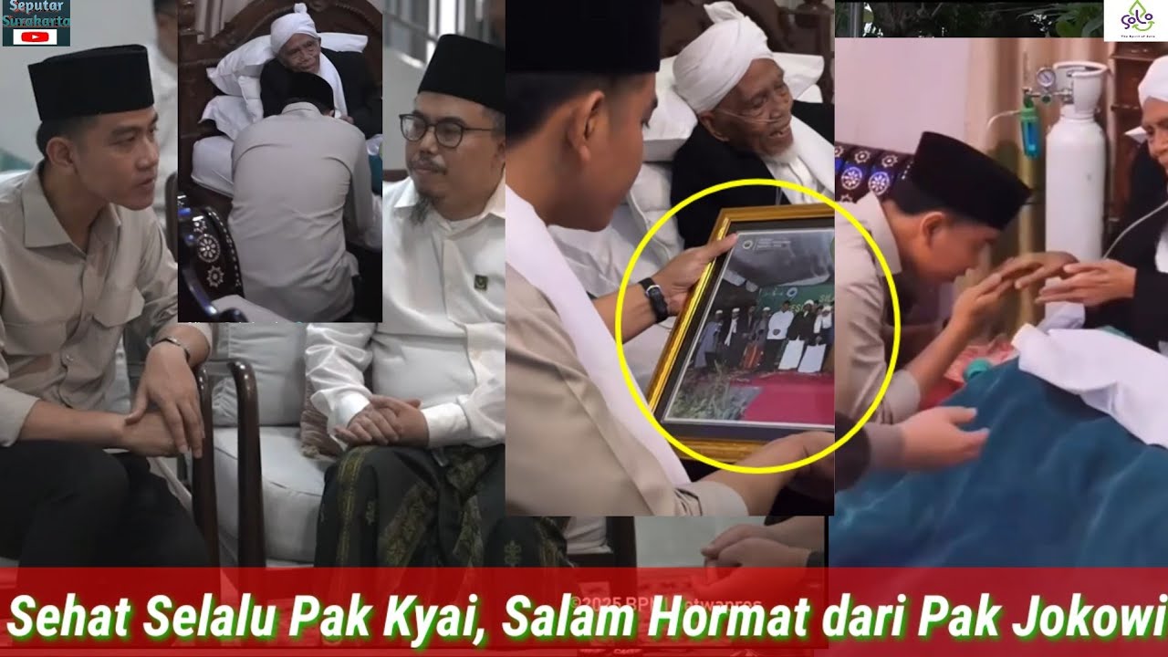 Gibran Kejutkan Kyai Sepuh Lombok, Berbaring Tempat Tidur Jenguk, Cium Tangan Dibisikan Wejangan