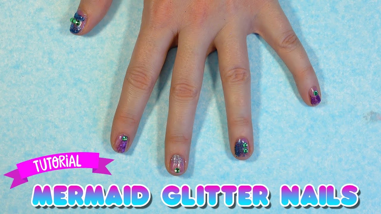 ✨ MERMAID GLITTER NAILS | Tutorial 💅