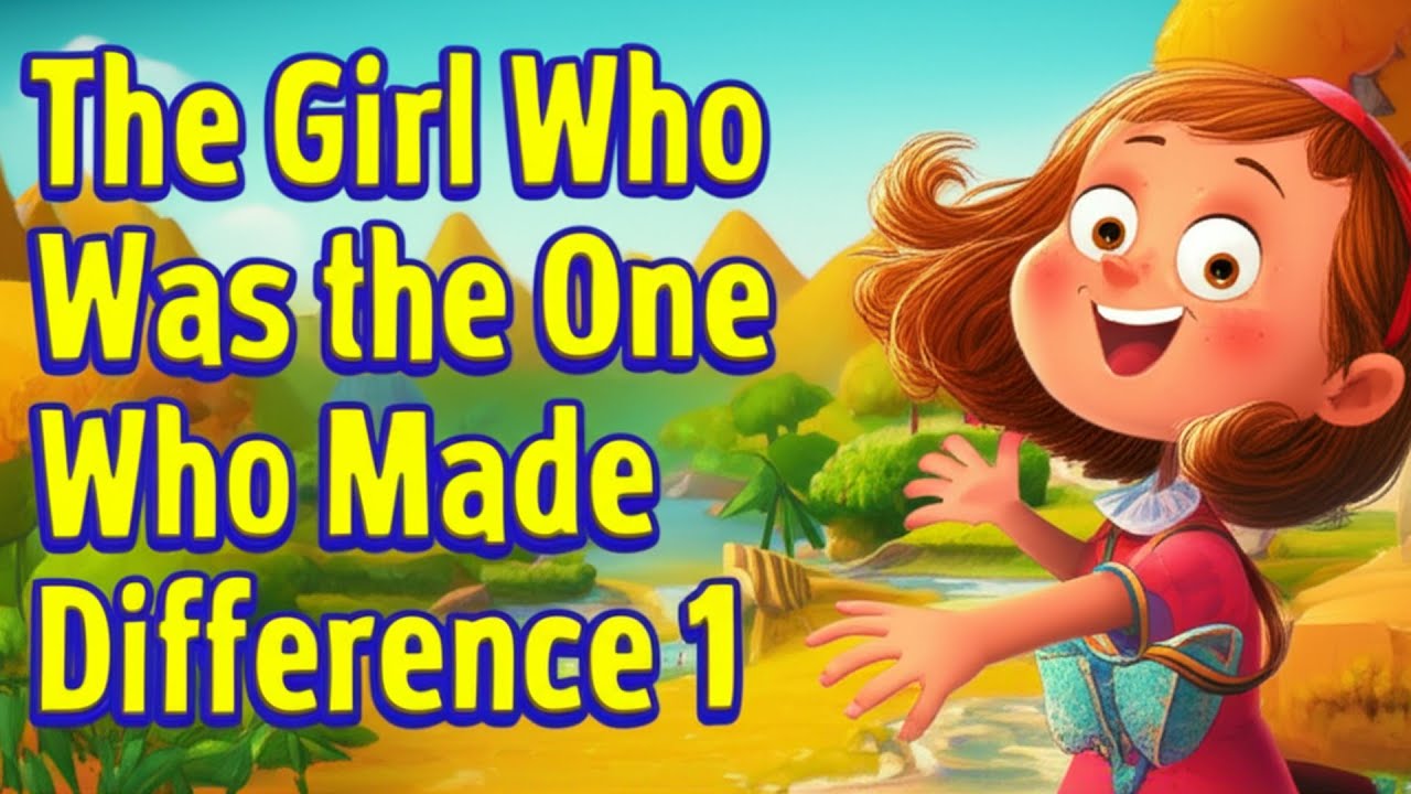The Girl Who Was the One Who Made a Difference 1 | Kids Learning Videos | Children's Story Time