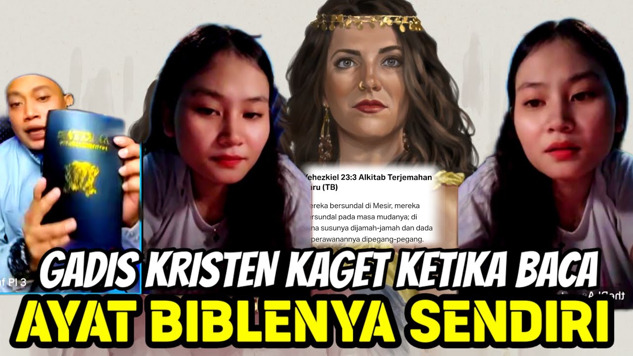 GADIS KRISTEN KAGET SAAT BACA AYAT BIBLENYA SENDIRI.....