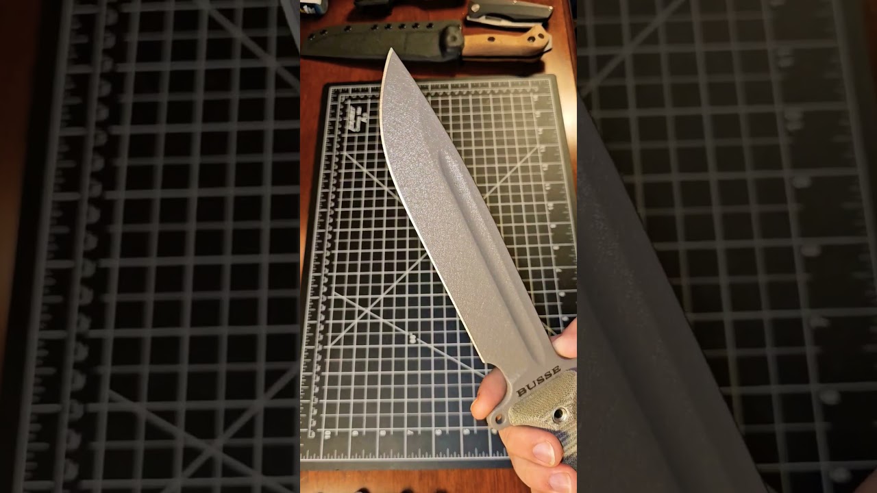 Busse Team Gemini Ultra Light Brigade - First Impressions! #busse #survivalknife #beast