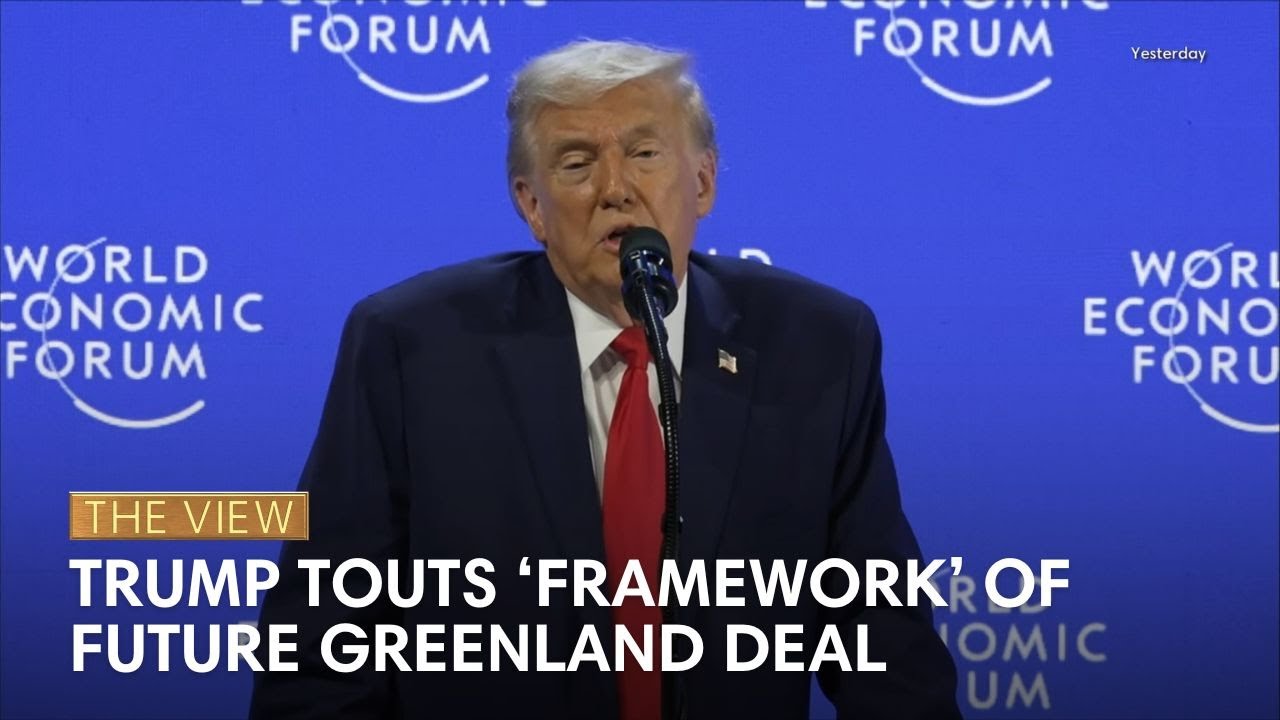 Trump Touts ‘Framework’ of Future Greenland Deal | The View
