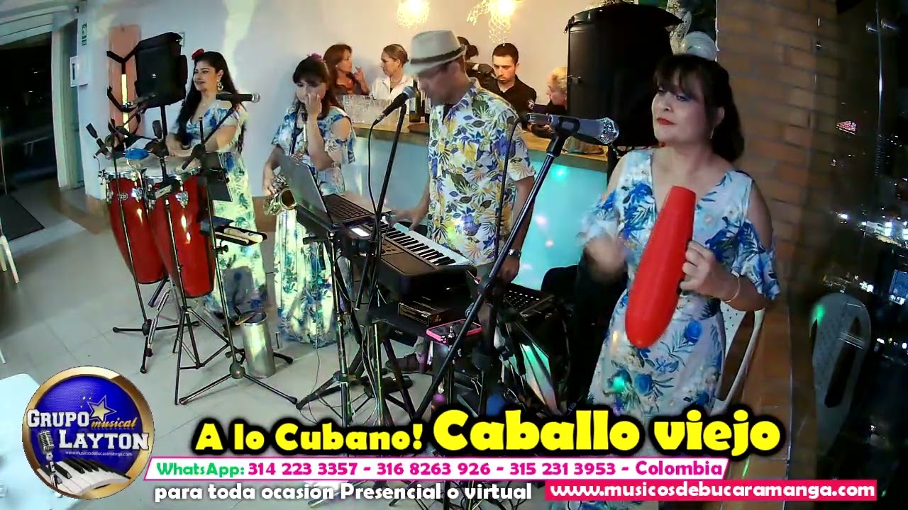 A lo Cubano - CABALLO VIEJO Grupo Musical Bucaramanga【☎ 314 223 3357】