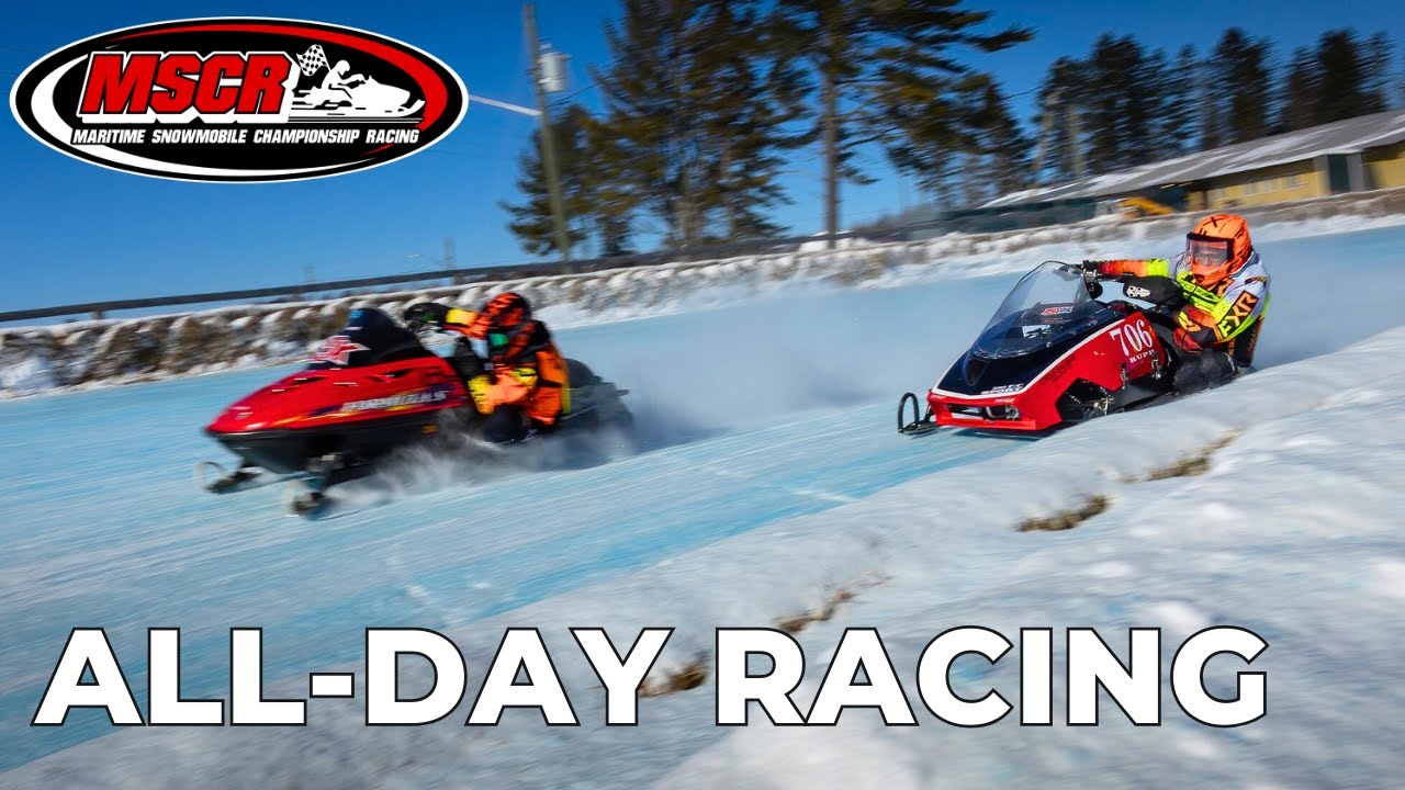 Nonstop Snowmobile Racing | MSCR Ice Oval Championships – Saturday