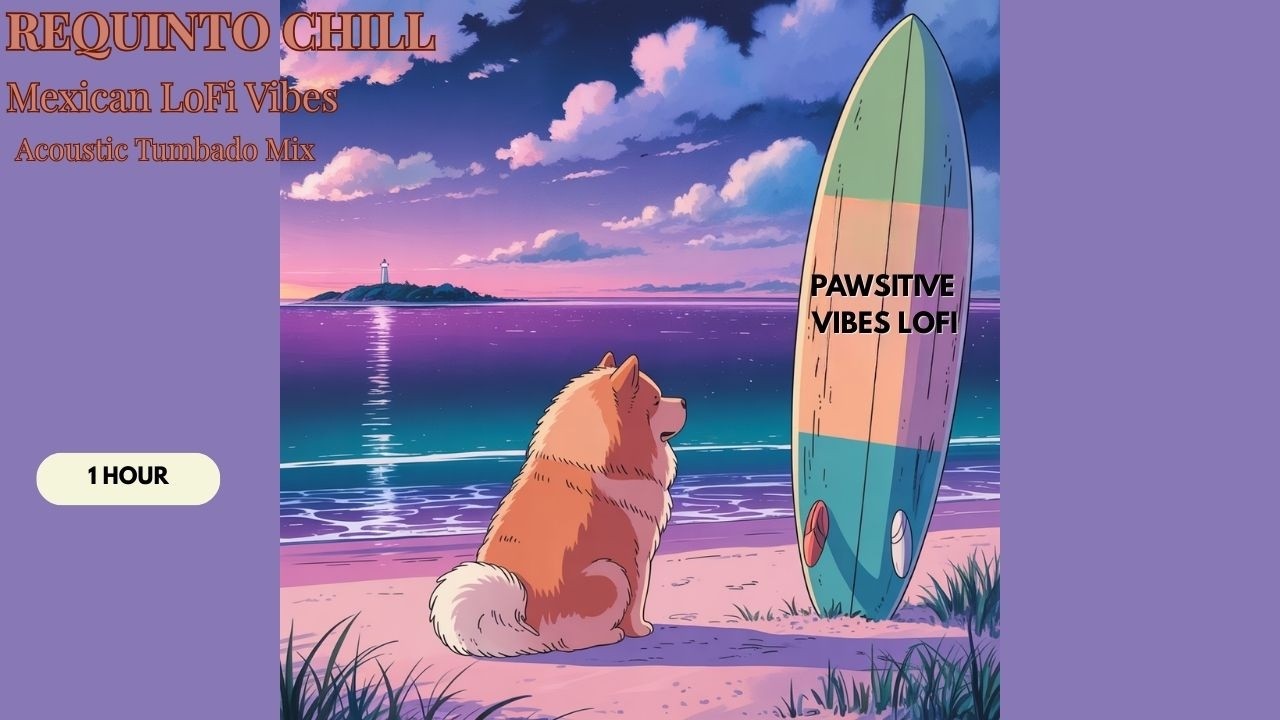 Requinto Chill for Dogs 🎸 Calm Mexican LoFi Tumbado (85 BPM) | 1 Hour Separation Support