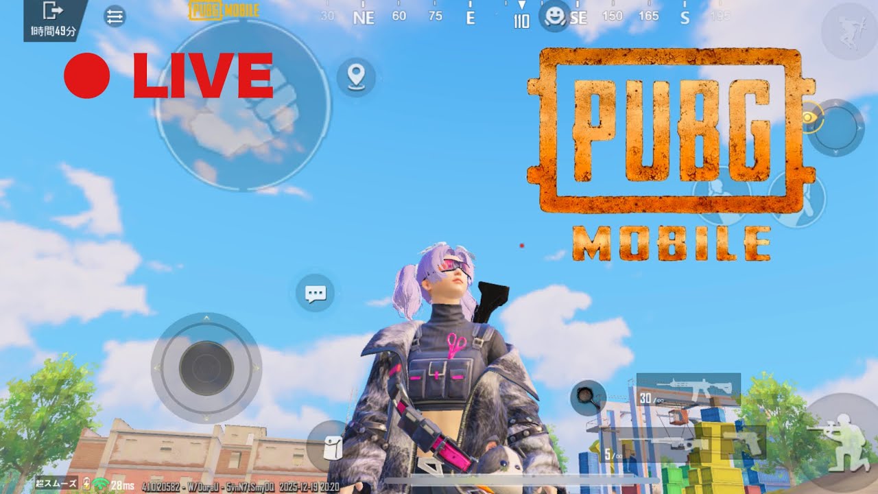 【PUBGモバイル】野良さんとドン勝めざすぱぶじ配信🍑