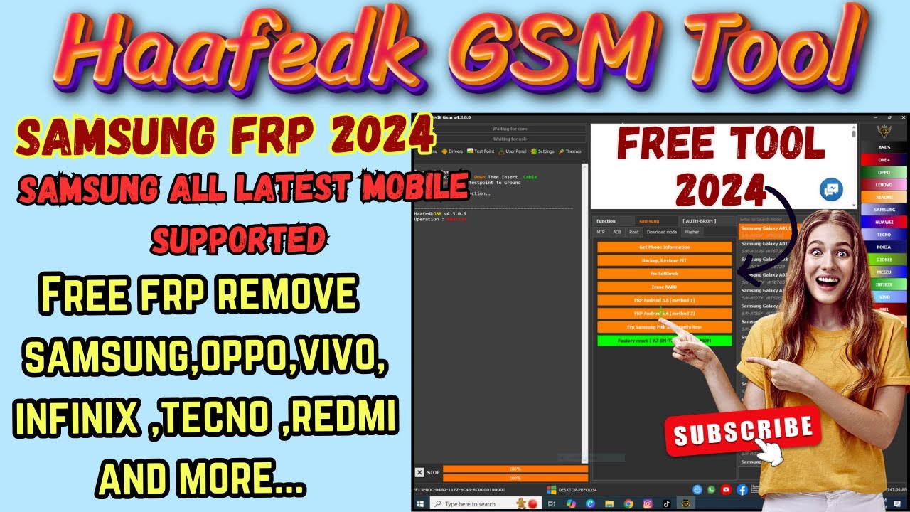 Haafedk GSM Tool 4.3.0.0: Ultimate Guide to FRP Bypass & Bootloader Unlock!
