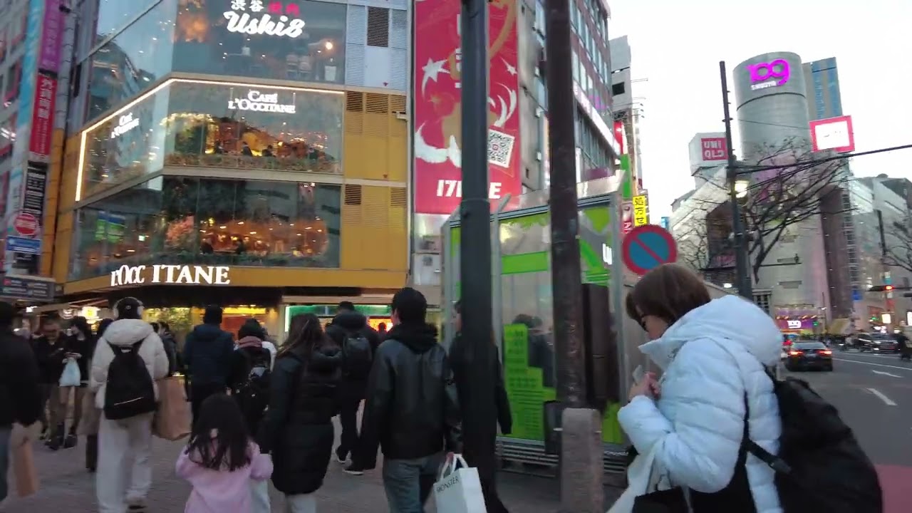 渋谷　駅周辺を散歩　ニューヨークさんぽ 4K NY 2025