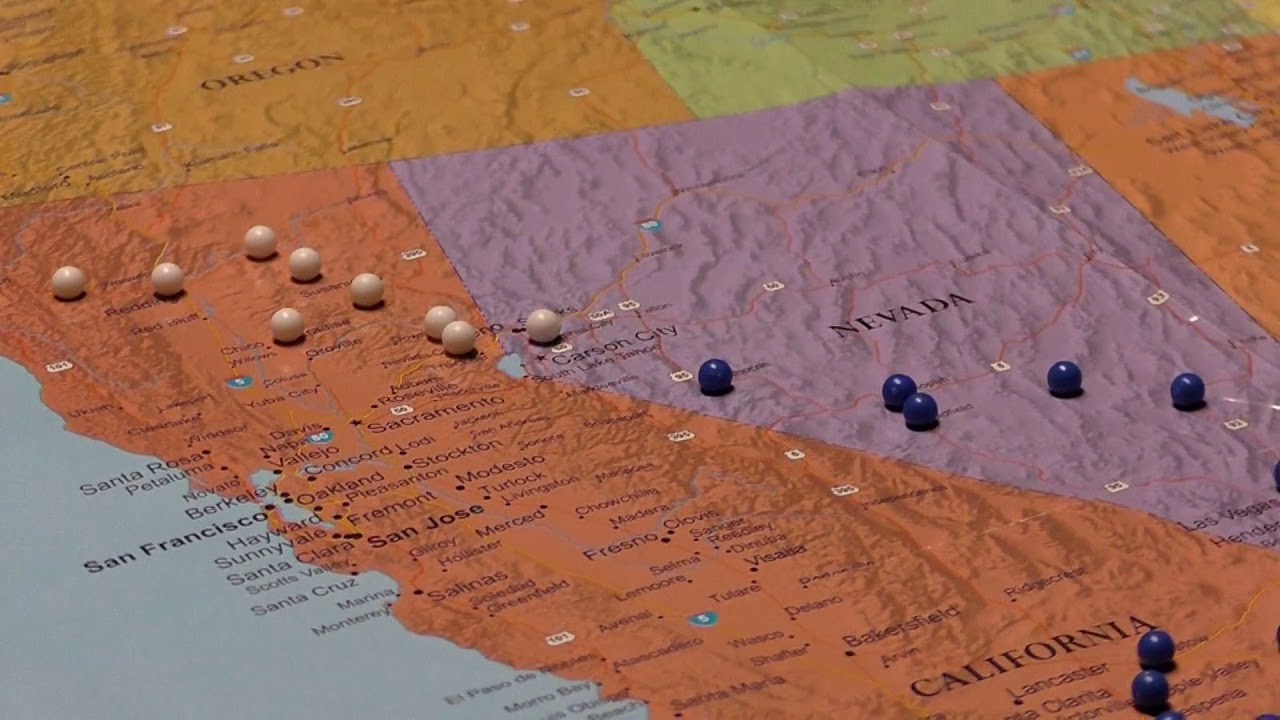 Nomadder's Been Everywhere Man (Super Fast Johnny Cash Map Timelapse)