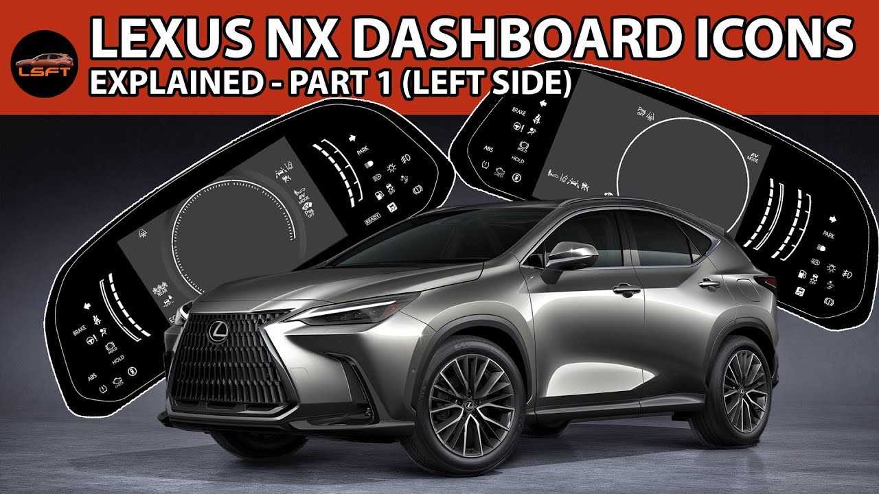 Lexus NX Warning Lights Explained | Left Side Lights
