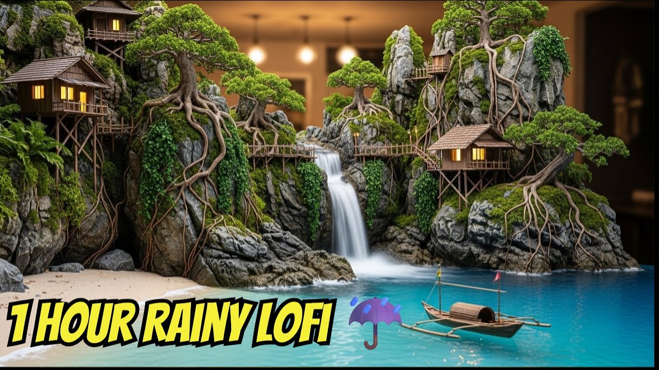 1 Hour Rainy Lofi ☔ Cozy Music for Reading & Sleep
