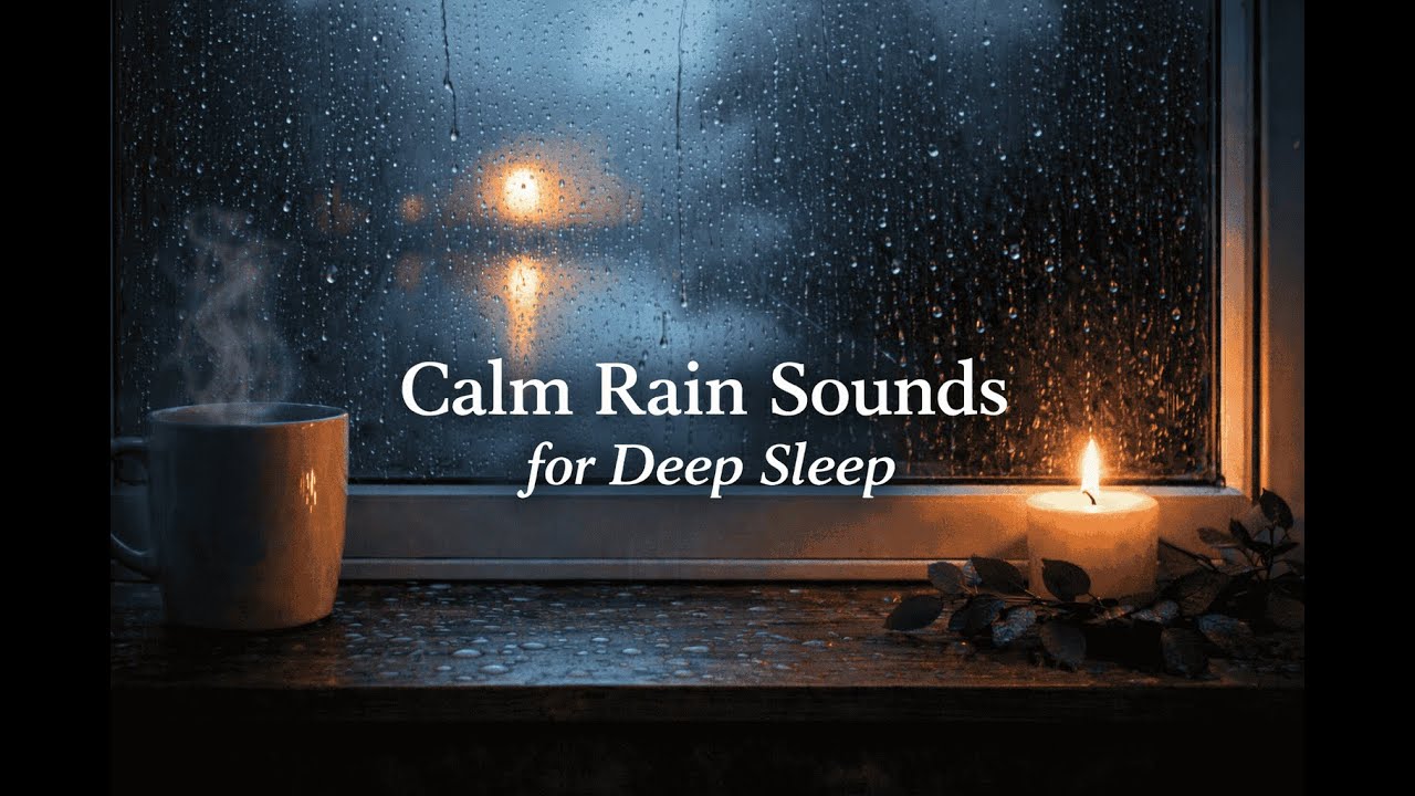 Relaxing Rain Sounds | Peaceful Sleep & Study