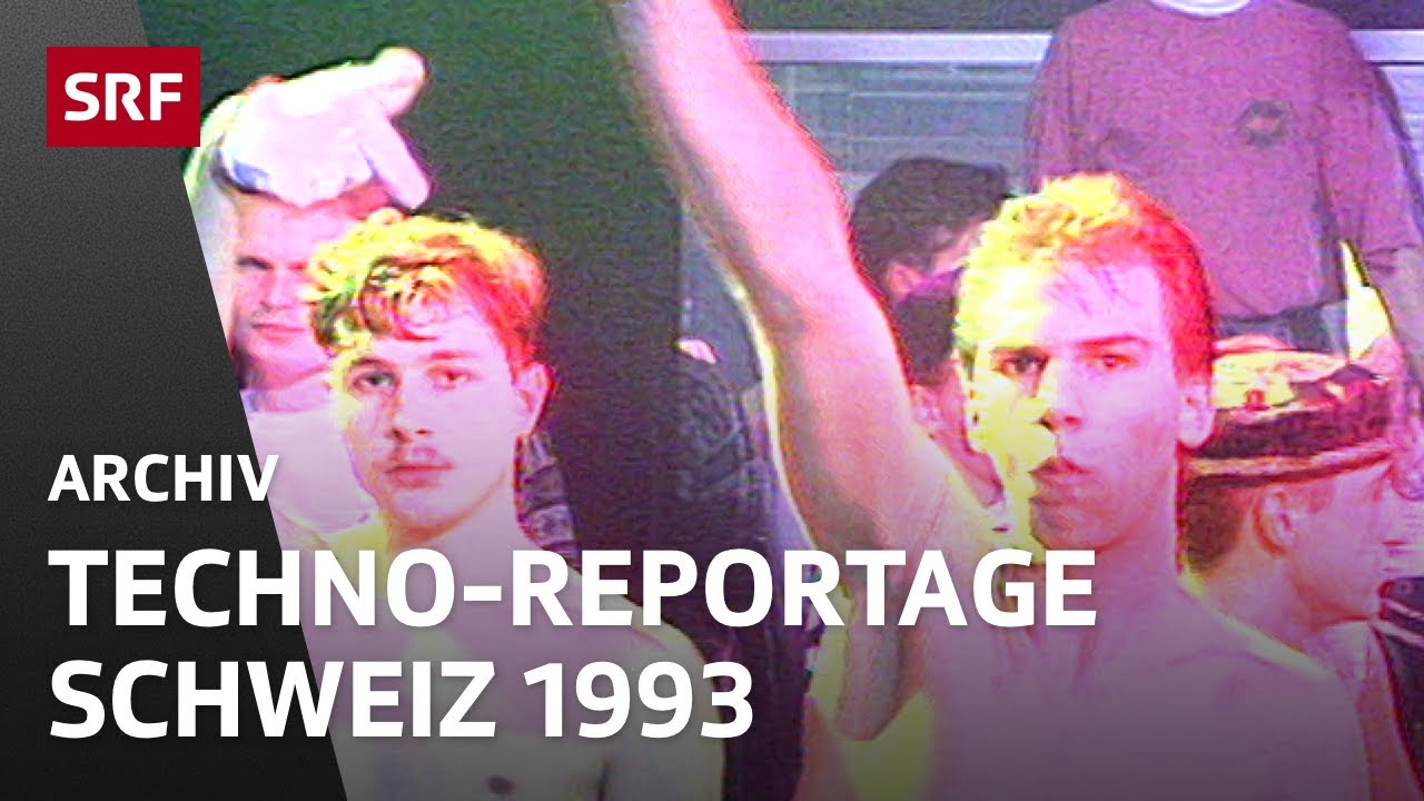 Unterwegs an einer Technoparty - Reportage (1993) | Jugendszenen Schweiz | SRF Archiv
