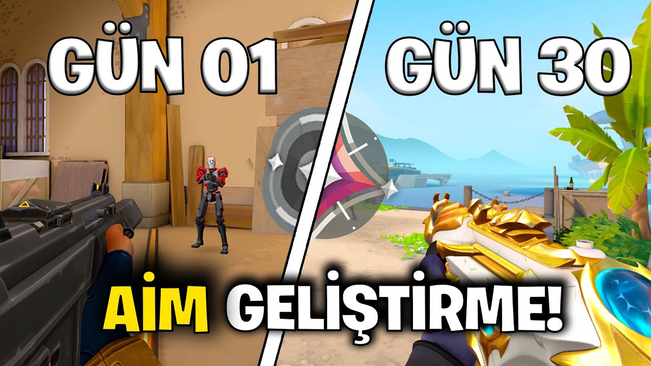 VALORANT 30 GÜN HİÇ ARA VERMEDEN AIM ÇALIŞTIM!! | Valorant Aim Geliştirme