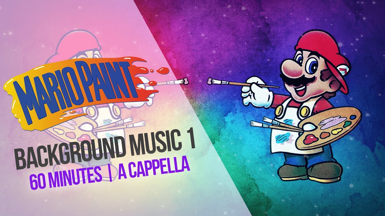 Mario Paint - Creative Exercise (60 minutes | A Cappella)