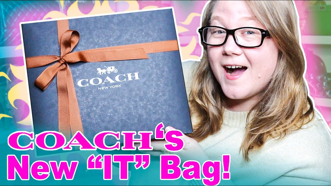 Распаковываем новую сумку Coach «IT» (в новом цвете) || Отем Бекман