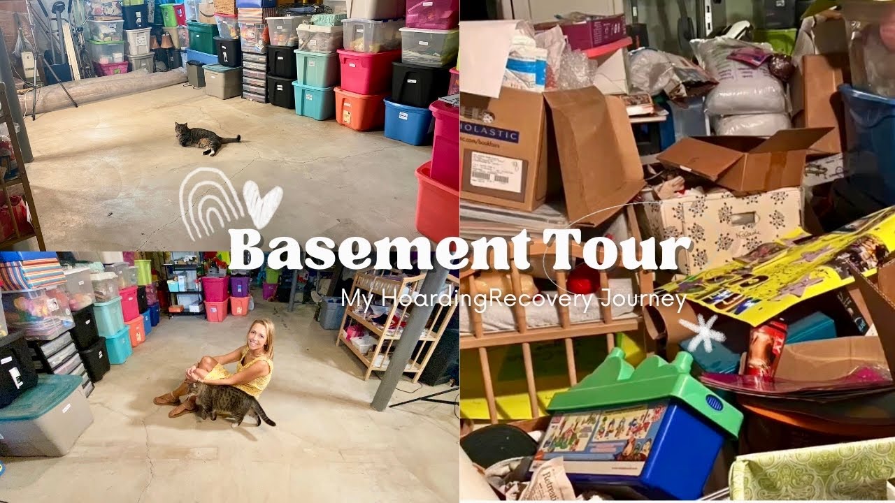 Basement Tour 2023 | Decluttering Journey Transformation