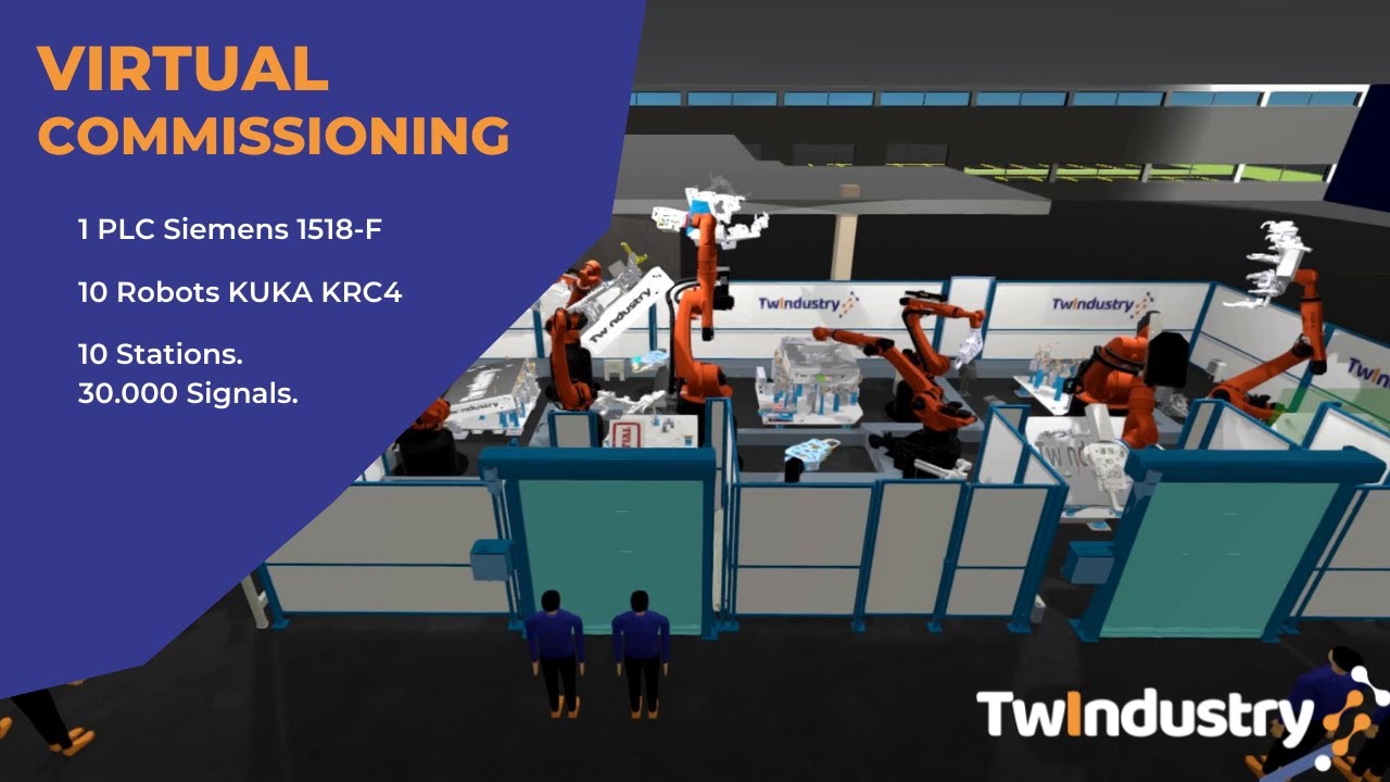 Virtual Commissioning with Twin Suite: Car production line.