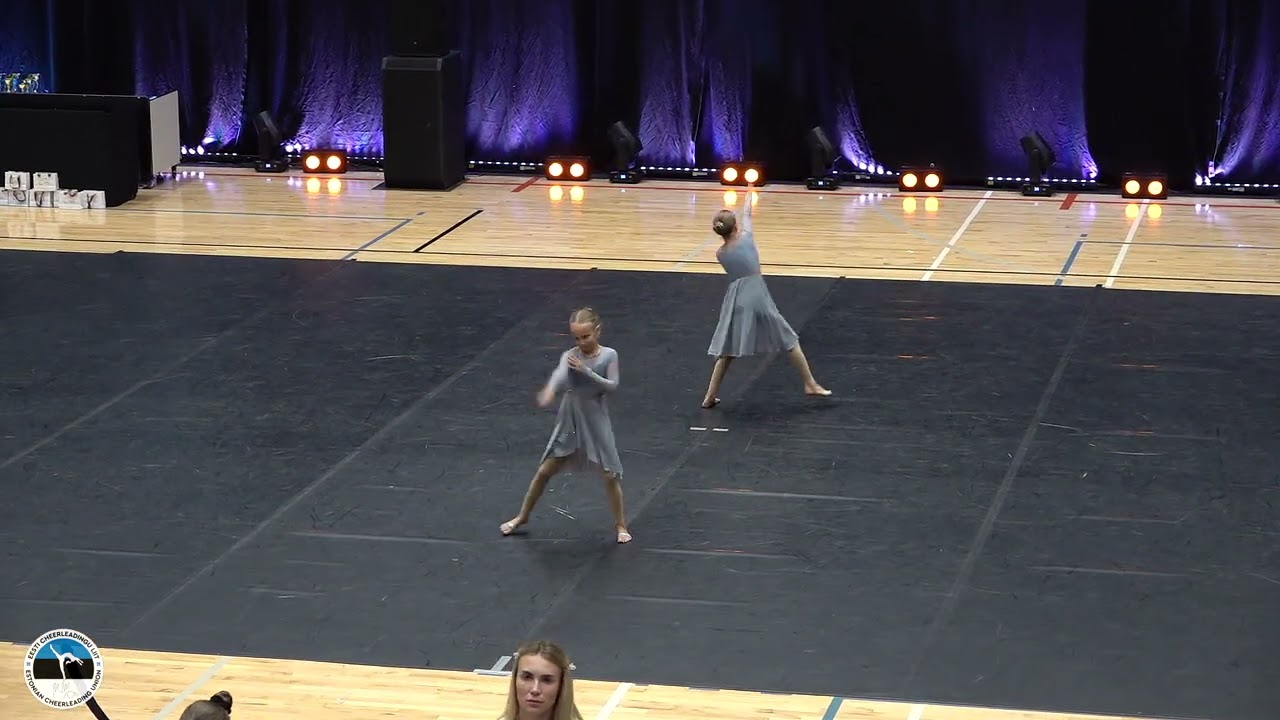 ESTONIAN CHEER OPEN 2025💙🖤🤍 Cheer Jazz Double Primary Rapla Tantsustuudio Sireli Tuuga, Rosanna Haud