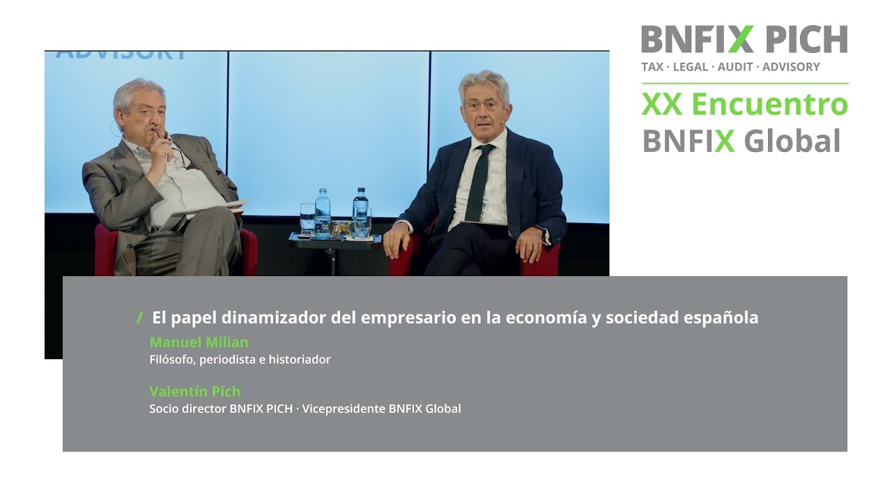 Manuel Milian Mestre · El papel dinamizador del empresario en la economía y sociedad española