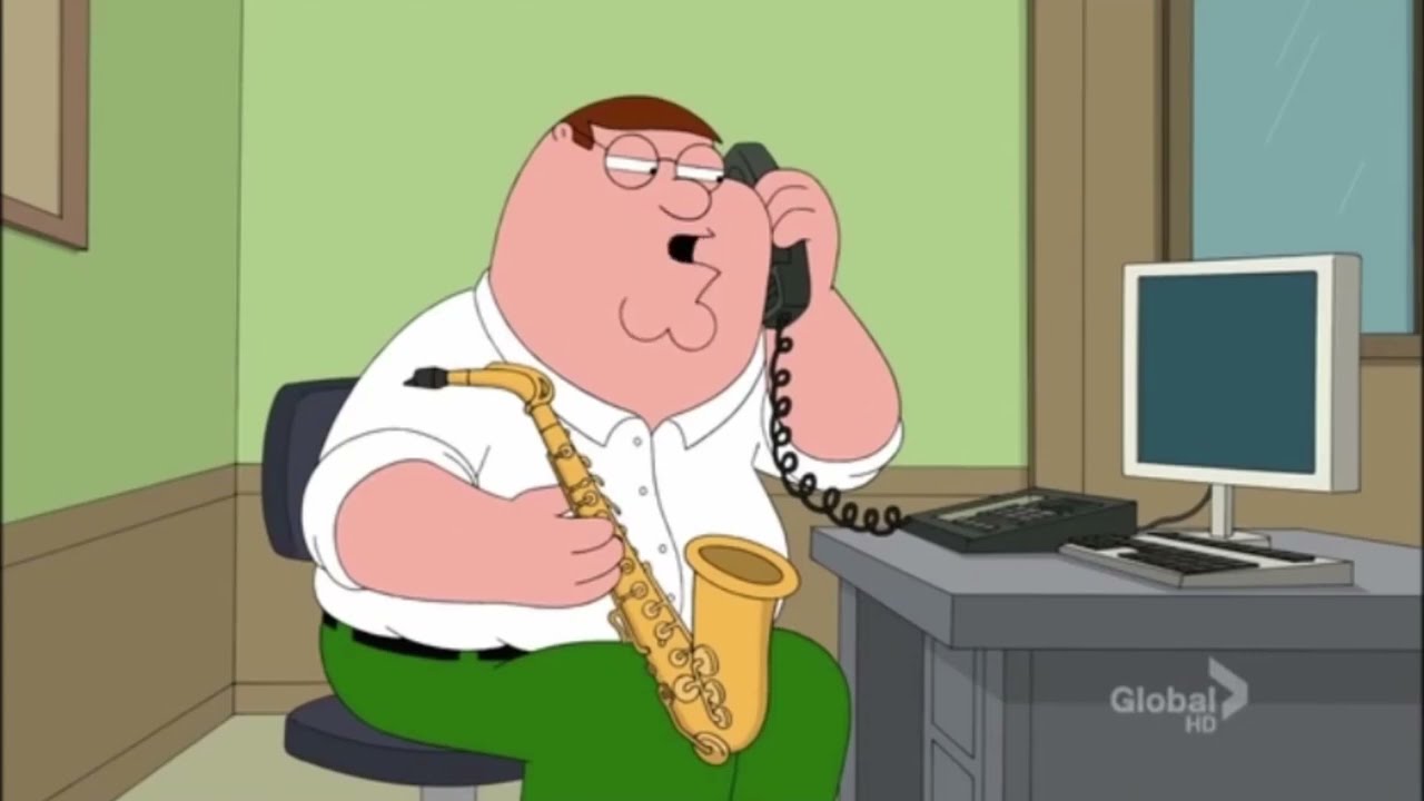 Peter and Lois have phone sax, Family guy