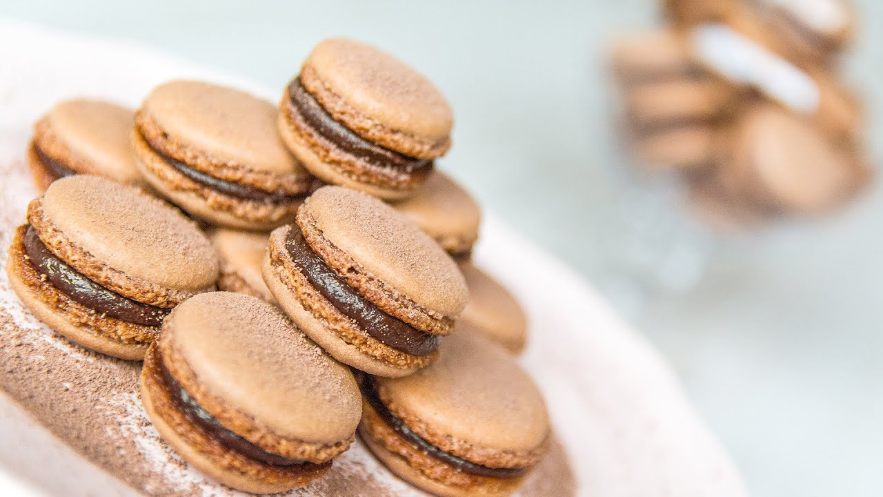 Macarons de chocolate - Receta sencilla | Quiero Cupcakes!