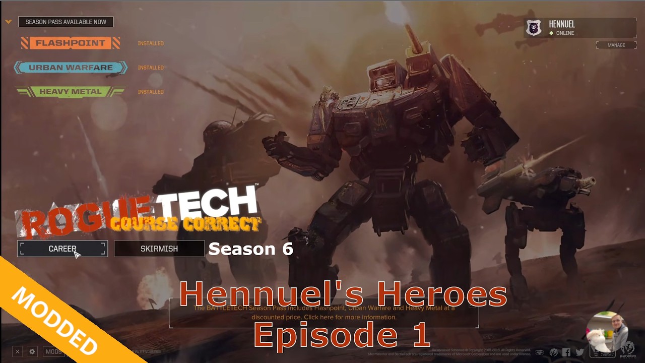 New Beginnings | Battletech | RogueTech Mod Season 6 | Episode 1