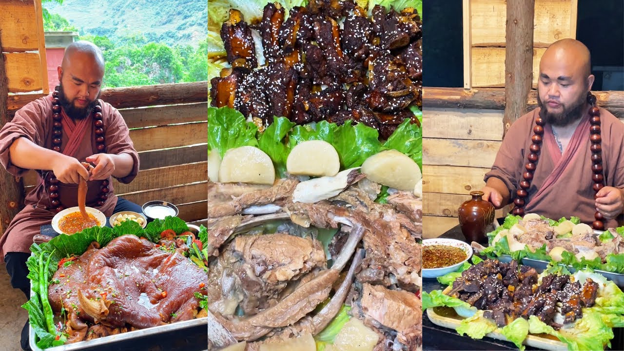mukbang | Spicy Pork Ribs | 吃播 | 香辣排骨
