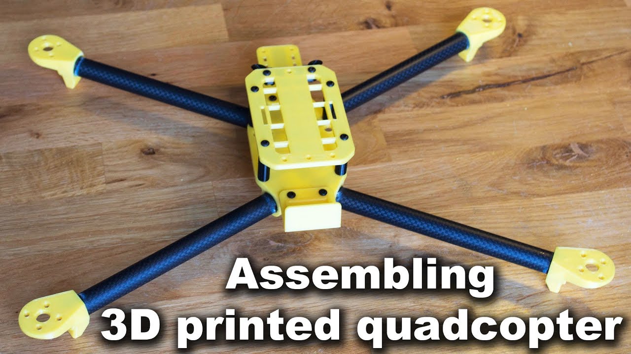 3D printing and assembling one of my quadcopter frames